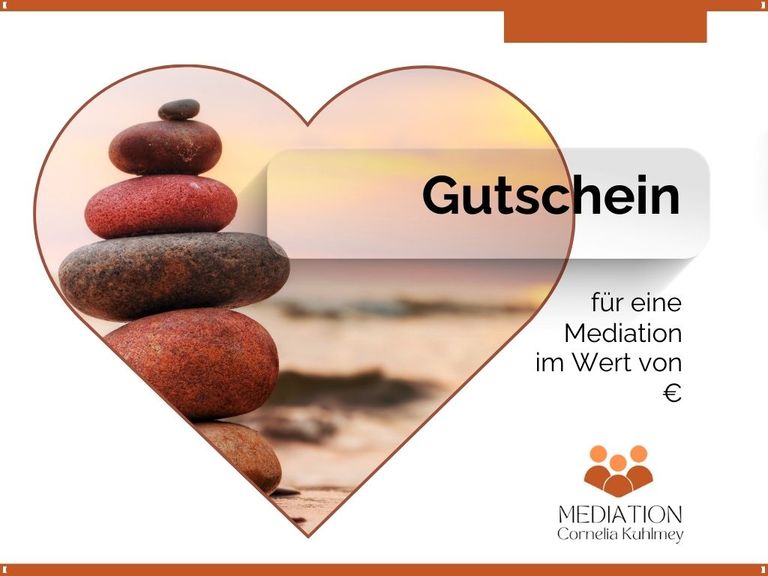 Gutschein blanko für Mediation